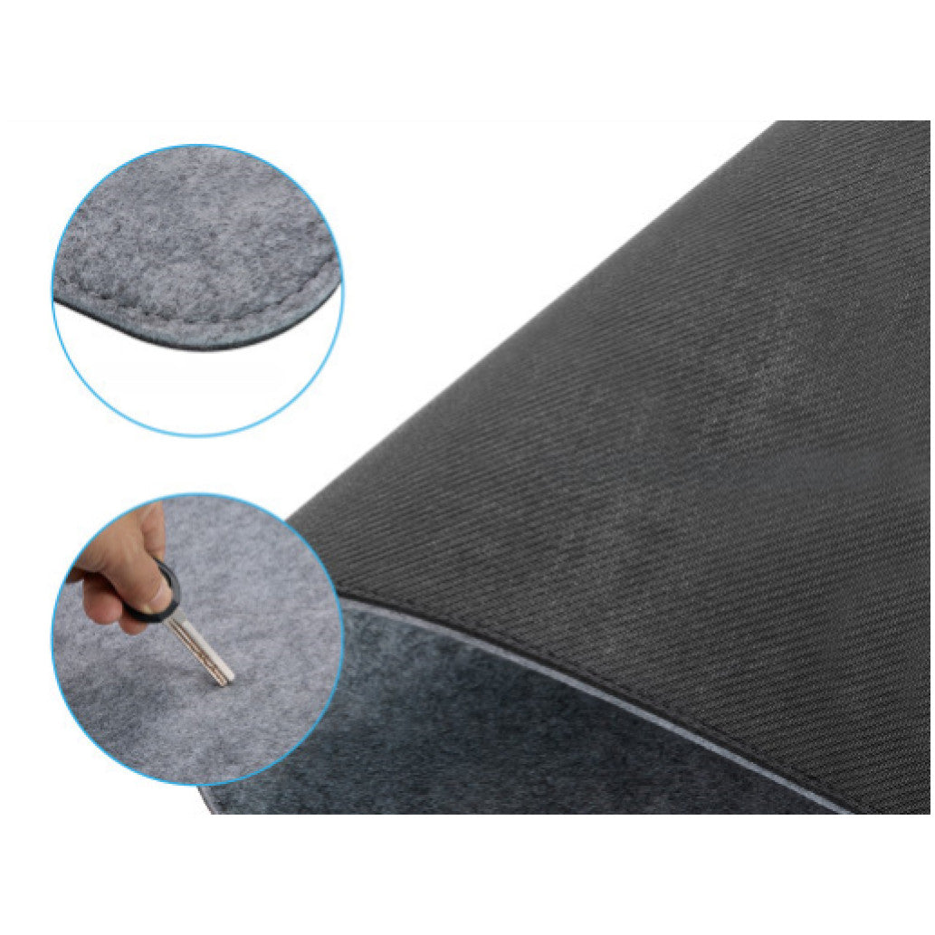 Podloga za miško Ewent filc 900x400x3mm XXL Nedrseča spodnja stran siva (EW3185)