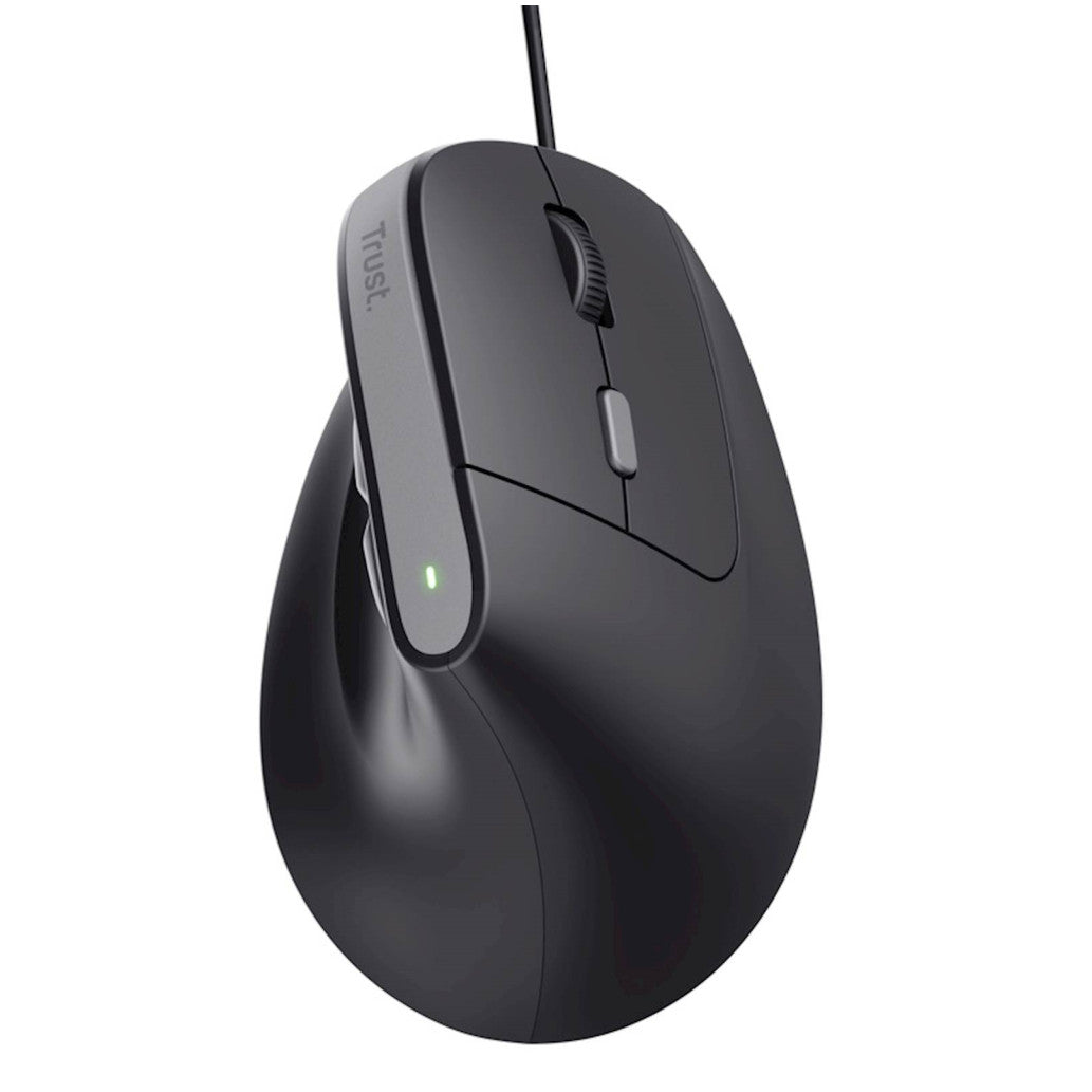 Miš Trust Žična Bayo II ergonomska črna 2400DPI (25144)