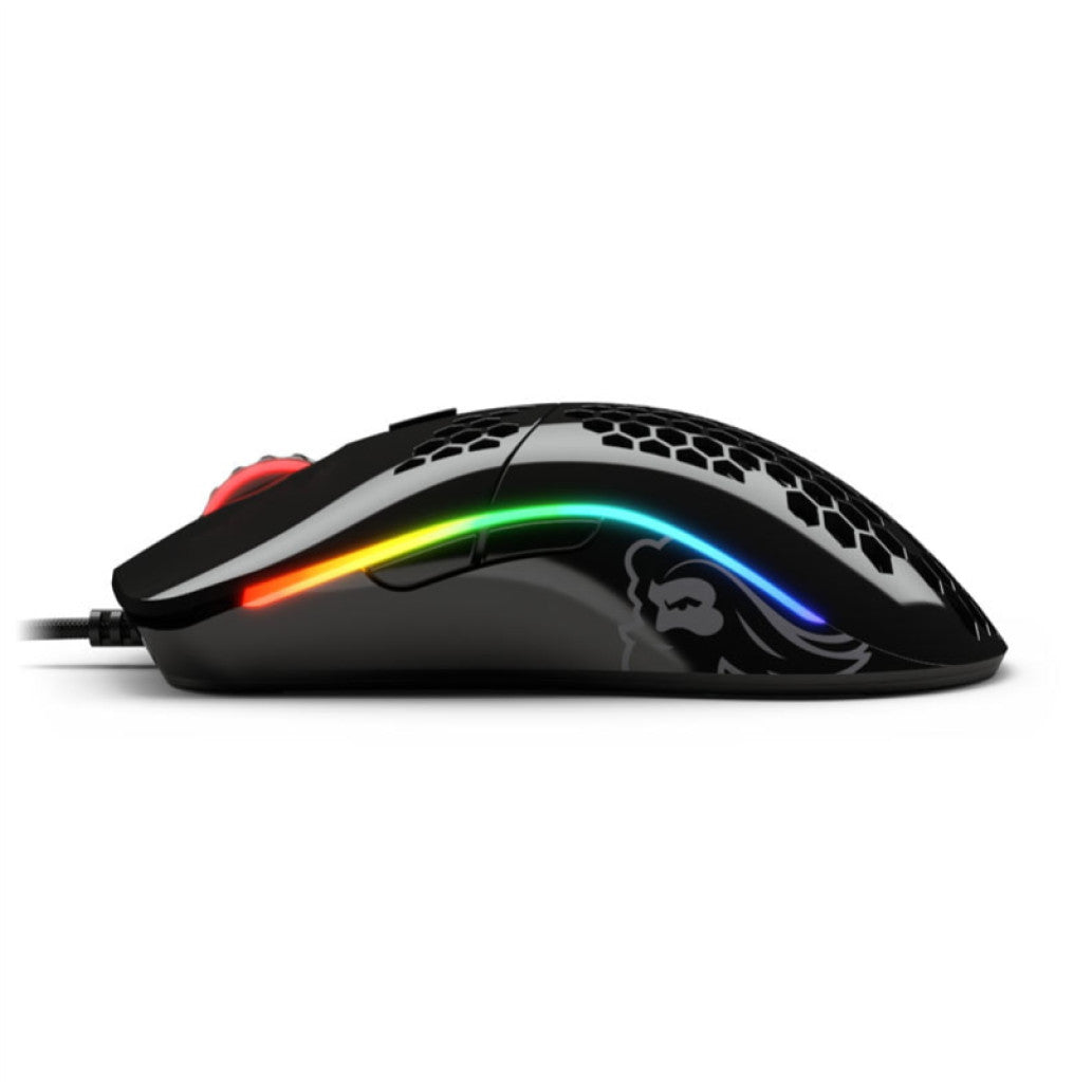 Gaming miška Žična Glorious Race Model O, črna (GO-GBLACK)