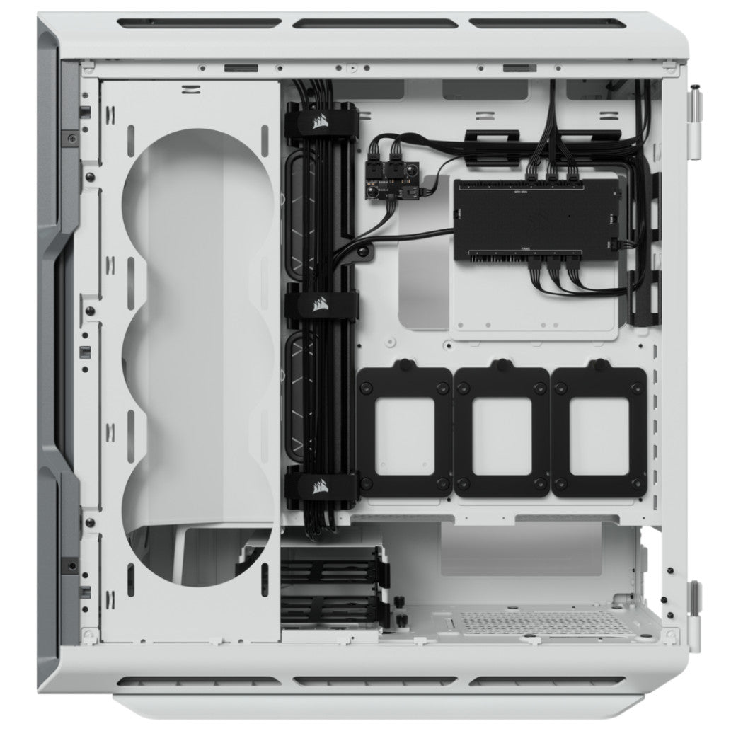Ohišje Corsair CUE 5000T ATX - bela RGB