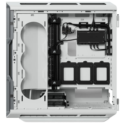 Ohišje Corsair CUE 5000T ATX - bela RGB