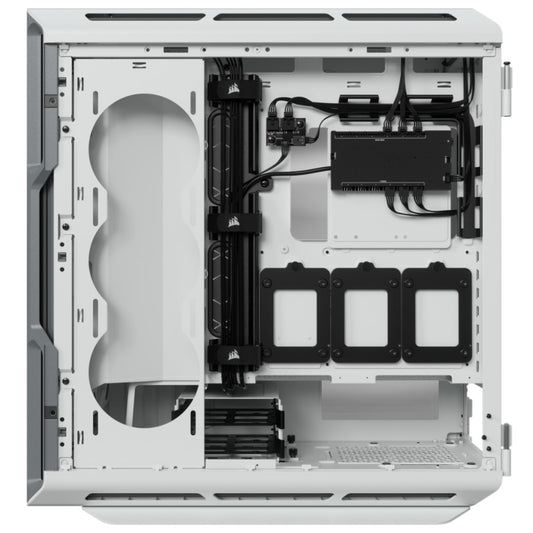 Ohišje Corsair CUE 5000T ATX - bela RGB