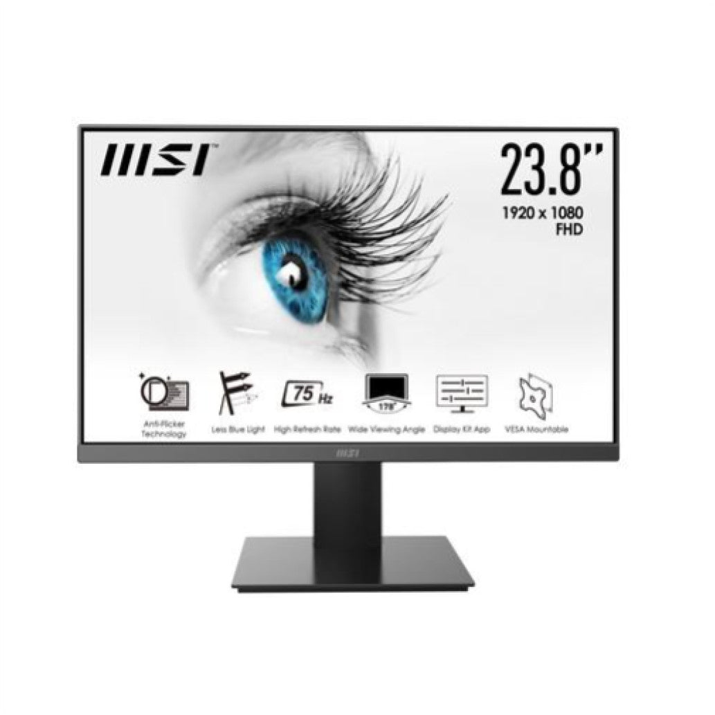 Monitor MSI 60,5 cm (23,8") PRO MP241X 1920x1080 75Hz VA 4ms VGA HDMI  sRGB105%
