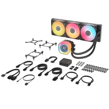 Vodno hlajenje Corsair iCUE LINK Titan 360 RX LCD - 360mm RGB črna (CW-9061023-WW)