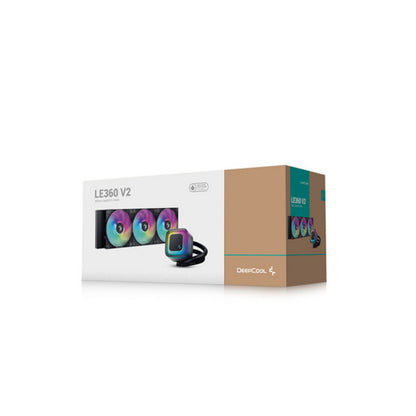 Vodno hlajenje DeepCool LE360 V2 - 360mm ARGB črna (R-LE360-BKAMMC-G-2)