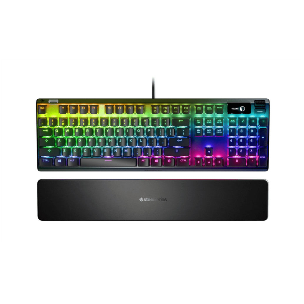 Gaming Tipkovnica Žična SteelSeries Gaming Apex 7 (Red switch) US international | črna RGB (64636)