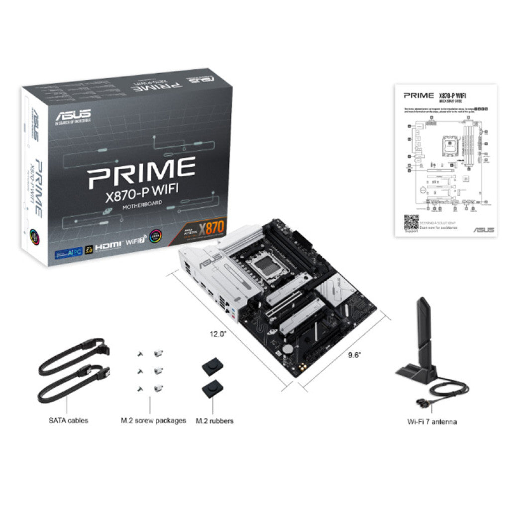 Osnovna plošča AM5 Asus Prime X870-P WiFi ATX 1xHDMI