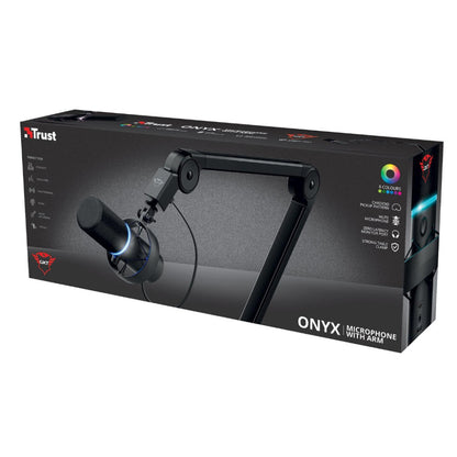 Žični mikrofon USB Trust GXT 255+ Onyx s stojalom (24354)