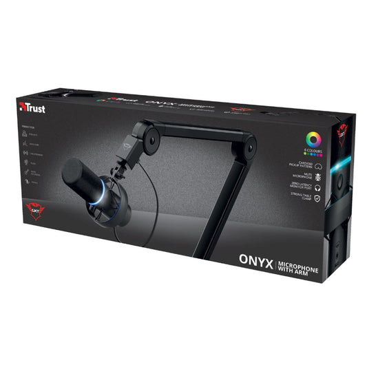Žični mikrofon USB Trust GXT 255+ Onyx s stojalom (24354)