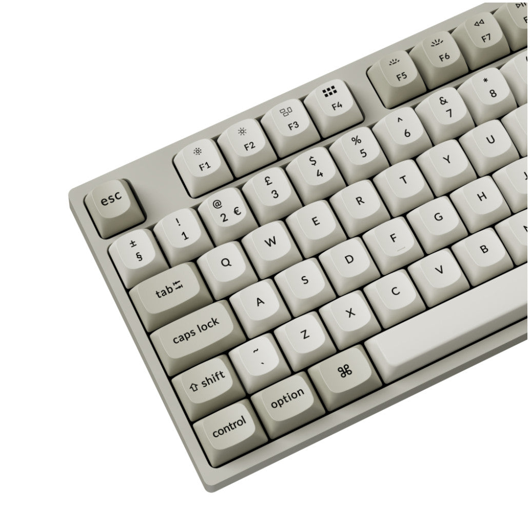 Mehanska Tipkovnica Žična Keychron C2 Pro 8K QMK UK | siva RGB (Red switch) (C2PX-M1-UK)