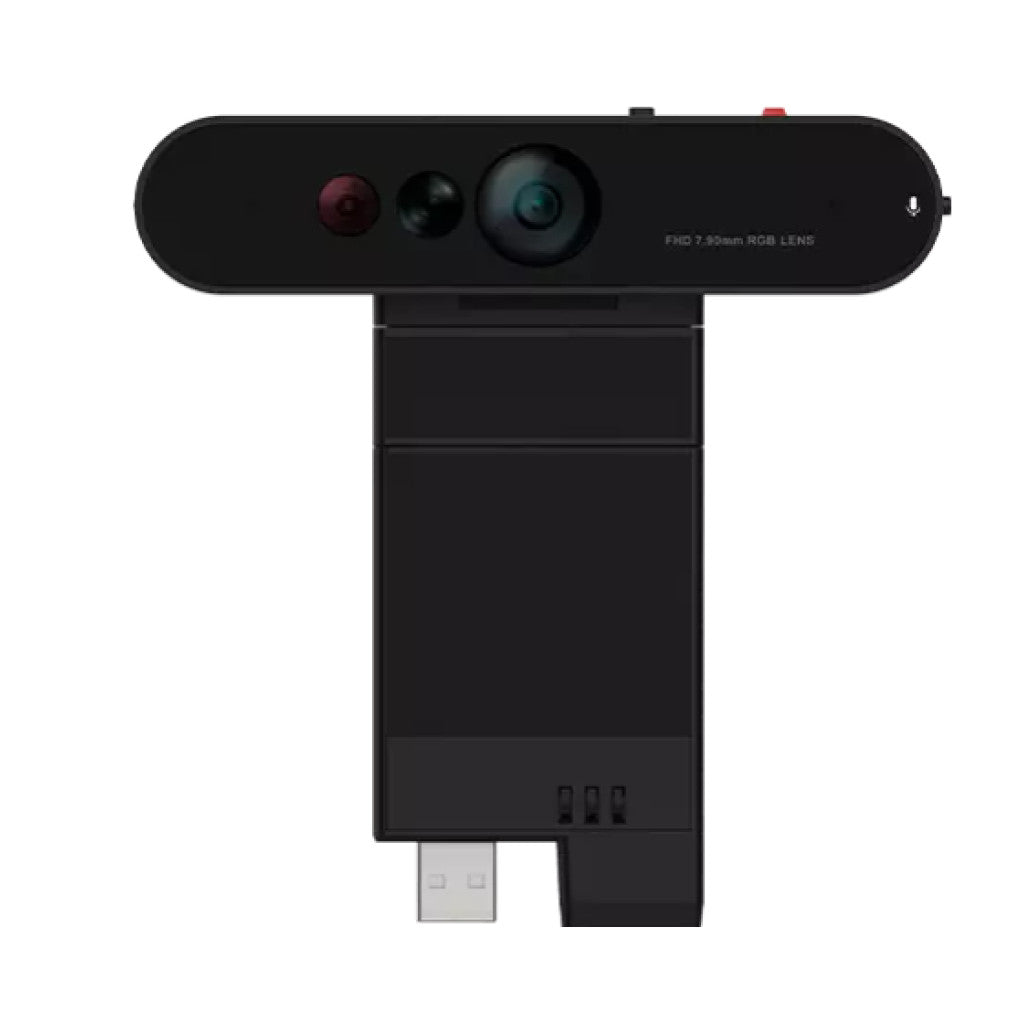 Spletna kamera Lenovo ThinkVision MC60 (S) - Short FHD 30FPS 90° USB črna AI autofokus 4x dvojni mikrofon (4XC1K97399)