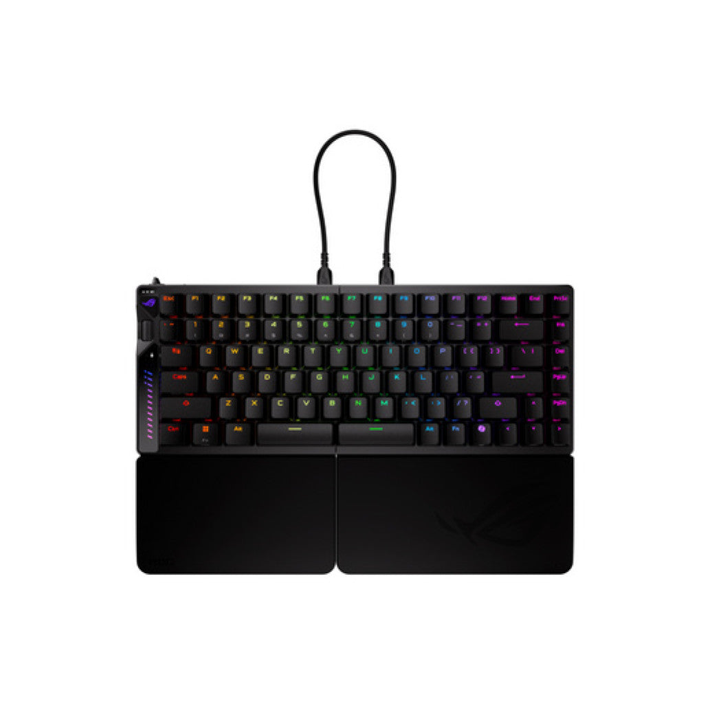 Gaming Tipkovnica Žična USB-C/A Asus ROG Falcata HFX V2 Analog US | črna RGB (90MP043H-BKUA20)