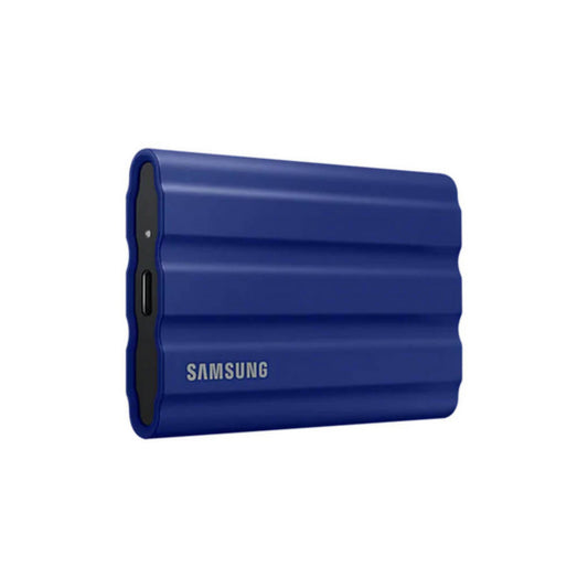 Prenosni disk SSD 1TB USB-C Samsung T7 Shield 1050/1000MB/s  - modra odporen proti udarcem (MU-PE1T0R/EU)