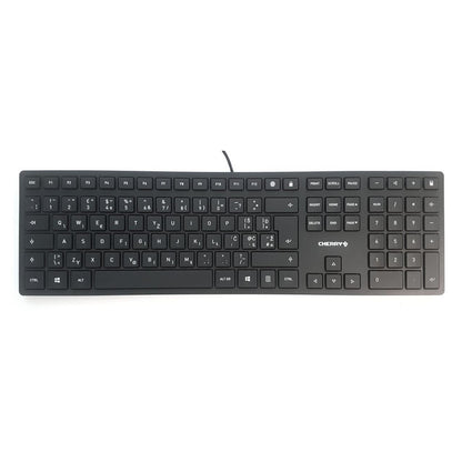 Tipkovnica Cherry KC 6000 Slim črna UK SLO g. - Cherry SX stikala, kvalitetna