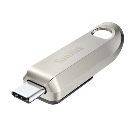 Spominski ključek 64GB USB-C Sandisk Ultra Luxe 300MB/s kovinski srebrn (SDCZ75-064G-G46)