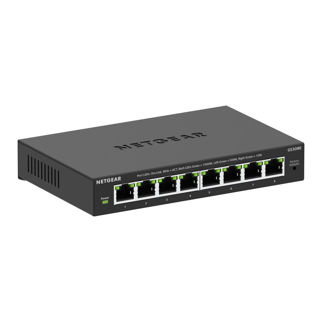 STIKALO 8-PORT Netgear GS308E-400EUS Gigabit (GS308E-400EUS)