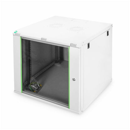 Kabinet zidni 12U 638 600x600 sestavljen siv Digitus (DN-19 12U-6/6-EC)