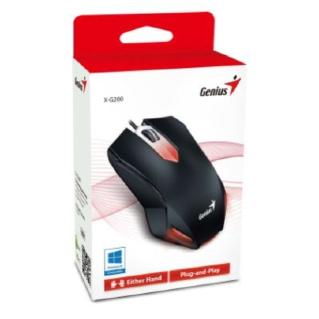 Gaming miška Žična Genius X-G200 , črna (31040034100)