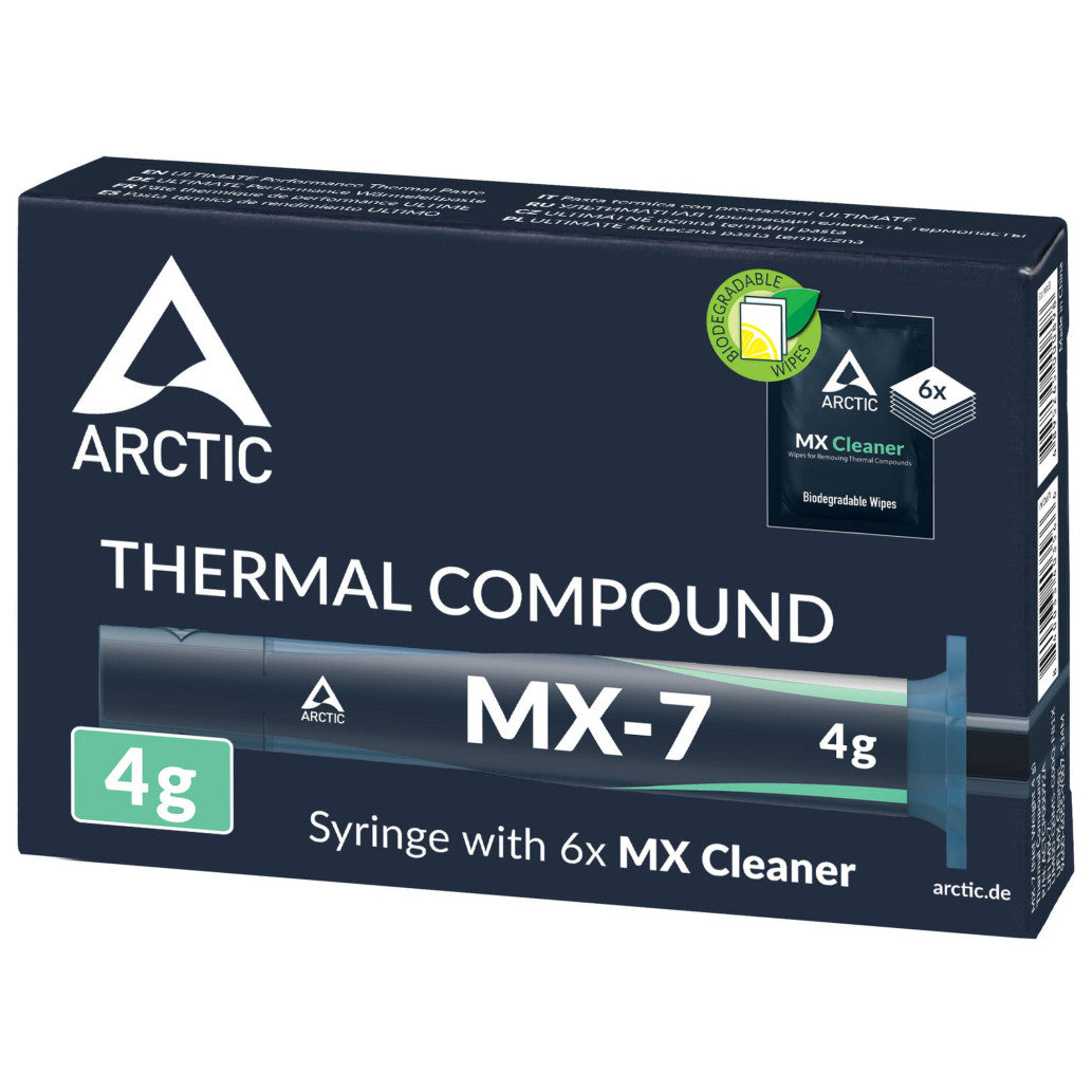 Termalna pasta Arctic Arctic MX-7 s čistilnimi robčki - 4g (ACTCP00092A)