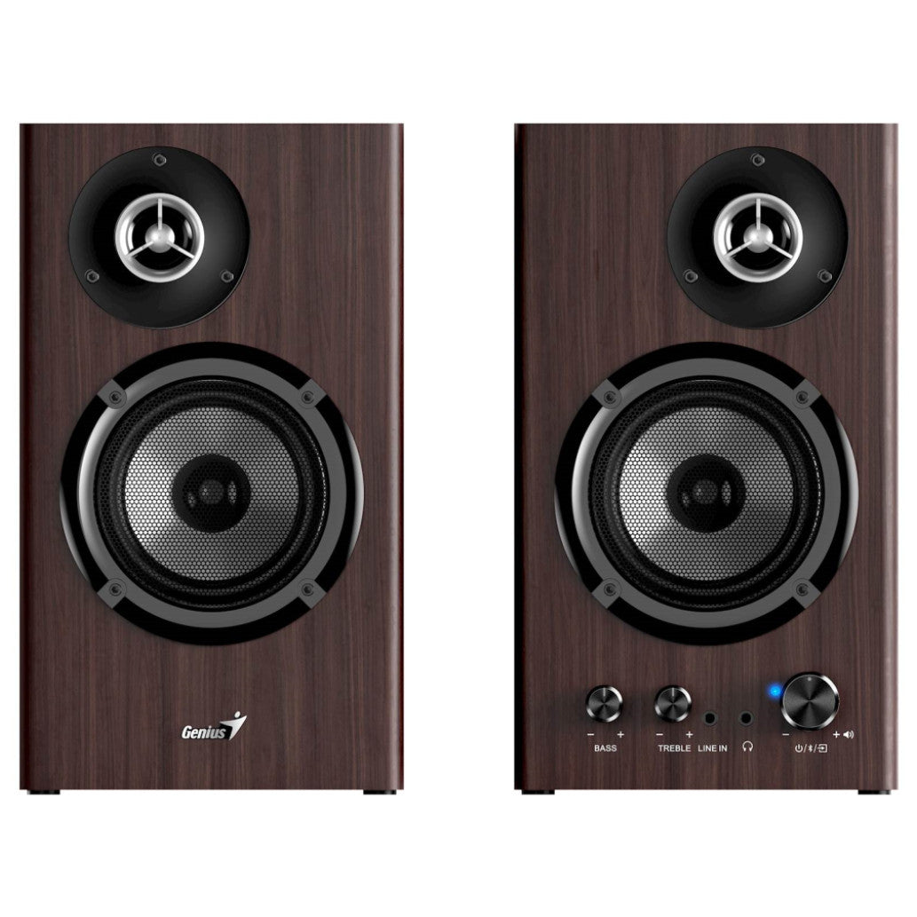 Zvočniki Genius SP-HF1812BT 40W 2.0 (črna-rjava)