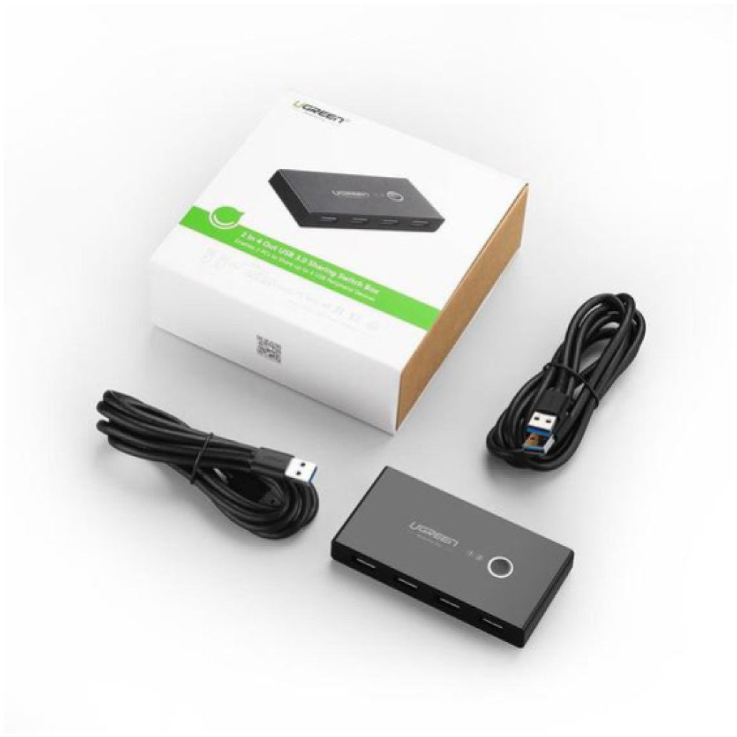 Stikalo KVM Ugreen 2xPC  4xUSB 3.0 (30768)