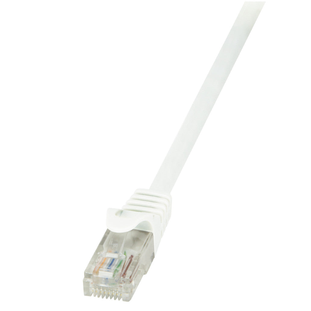 KABEL PATCH UTP Cat 6   5,00m  RJ45 1Gbit LogiLink - bel (CP2071U)