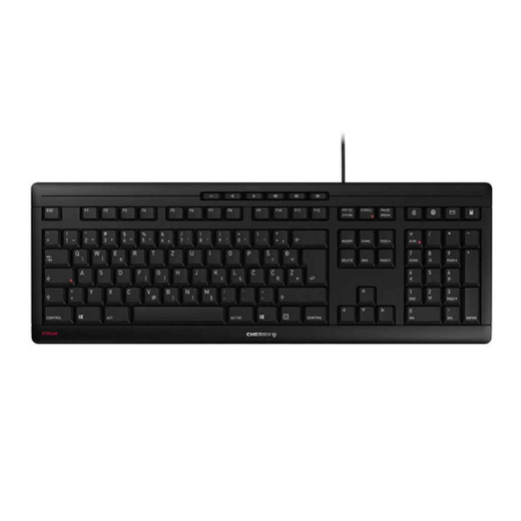 Tipkovnica Cherry USB Stream SLO statusne lučke črna (JK-8500SL-2)