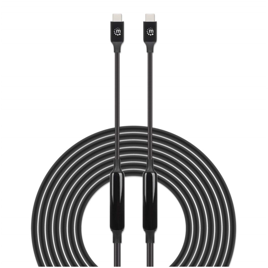 Kabel USB-C => USB-C (USB 3.2 Gen2) 5,00m 10GBit/s 5A/60W Manhattan