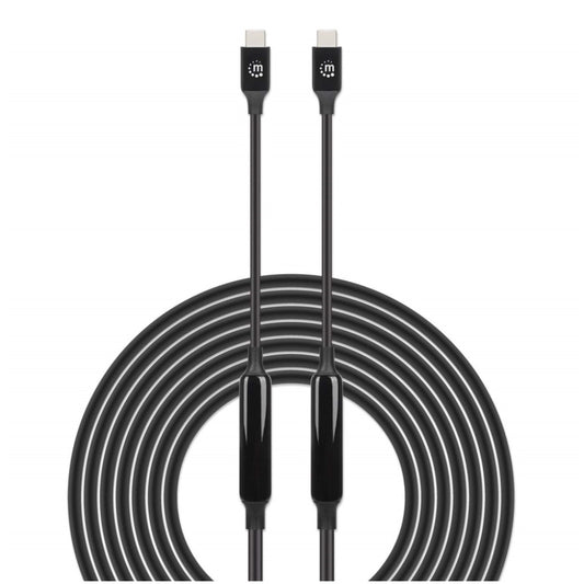 Kabel USB-C => USB-C (USB 3.2 Gen2) 5,00m 10GBit/s 5A/60W Manhattan