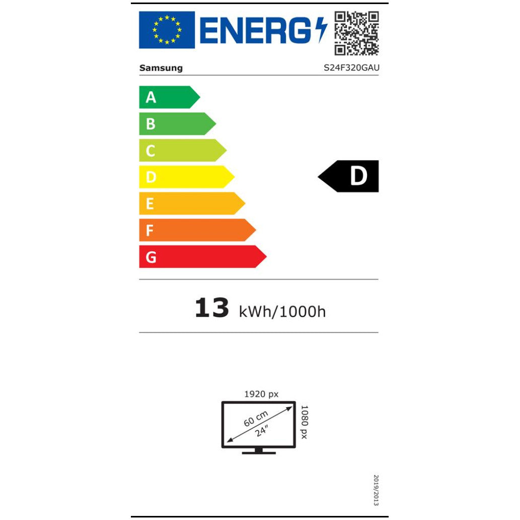 Monitor Samsung 61 cm (24,0") S24F320GAU 1920x1080 120Hz IPS 5ms 2xHDMI  NTSC72% EssentialS3
