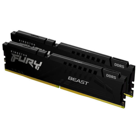 DDR5 16GB 5600MHz CL40 KIT (2x 8GB) Kingston Fury Beast XMP3.0 1,25V črna (KF556C40BBK2-16)