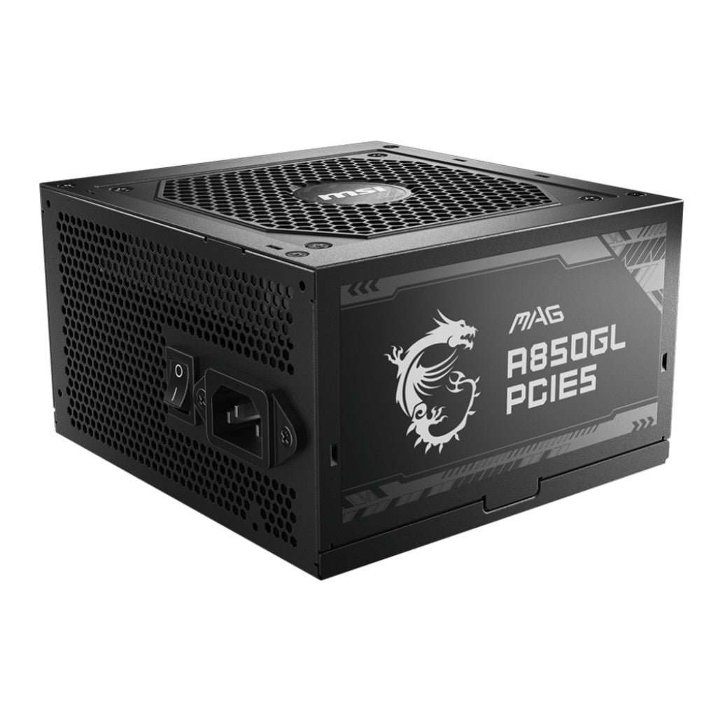 Napajalnik - 850W MSI MAG A850GL Gold 80Plus Gold 90% ATX 3.0 (Gen5) Modular 120mm črna (306-7ZP8A11-CE0)