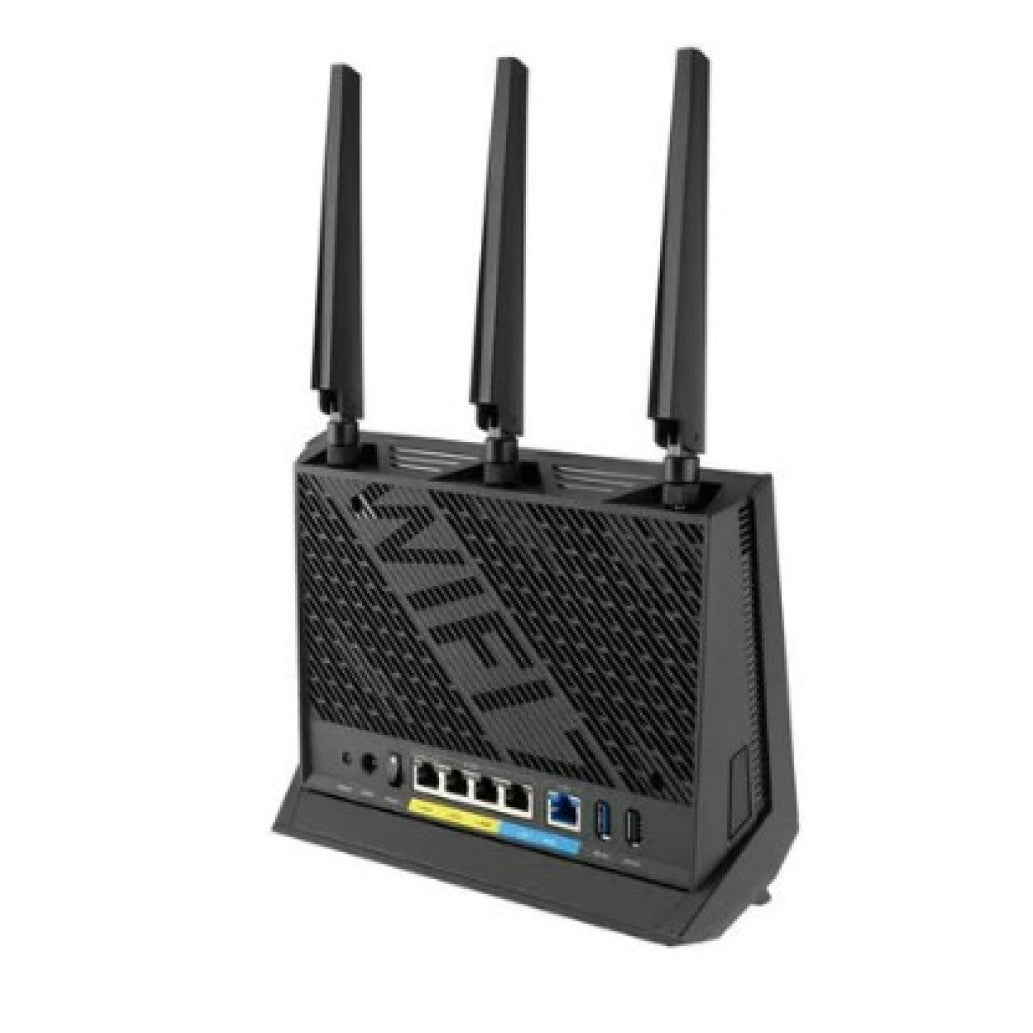 Usmerjevalnik brezžični Asus RT-BE86U WiFi7 802.11be BE6800 10000Mbit/s MU-MIMO 4xLAN 3x antena (90IG08W0-MO9A0V)