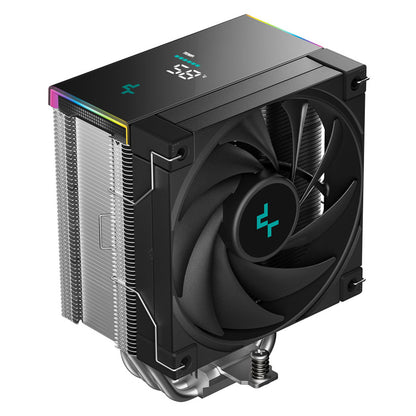 Zračni hladilnik DeepCool AK500S Digital SE - 120mm 28 dB 160mm ARGB črna (R-AK500S-BKADMN-GJD)