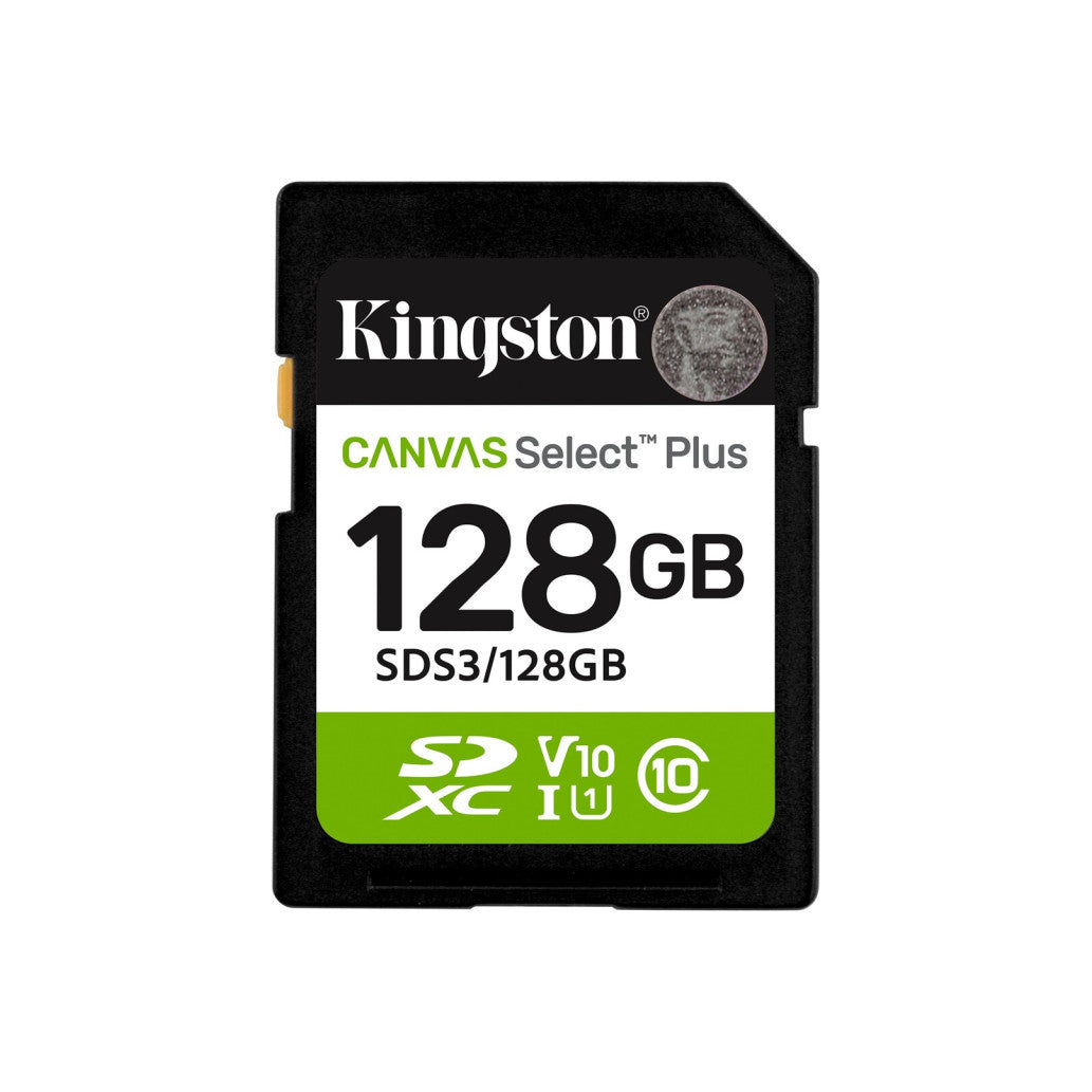 Spominska kartica SDXC 128GB Kingston Canvas Select Plus 150MB/s/40MB/s U1 V10 UHS-I (SDS3/128GB)
