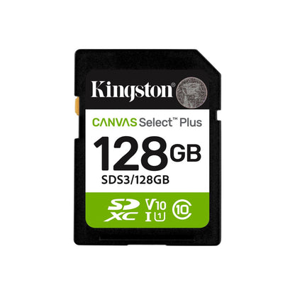 Spominska kartica SDXC 128GB Kingston Canvas Select Plus 150MB/s/40MB/s U1 V10 UHS-I (SDS3/128GB)