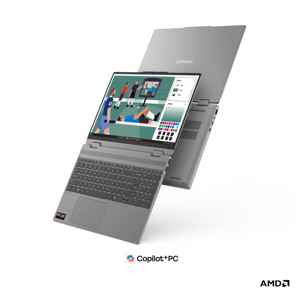 Prenosnik Lenovo 38,86 cm (15,3") IdeaPad 5 2-in-1 1920x1200 IPS na dotik 400nit Ryzen AI 7 445/16GB/512GB/BL/AI Chip: 50 TOPs/ALU/AMD Radeon 840M/Win11Home (83UM003GSC)