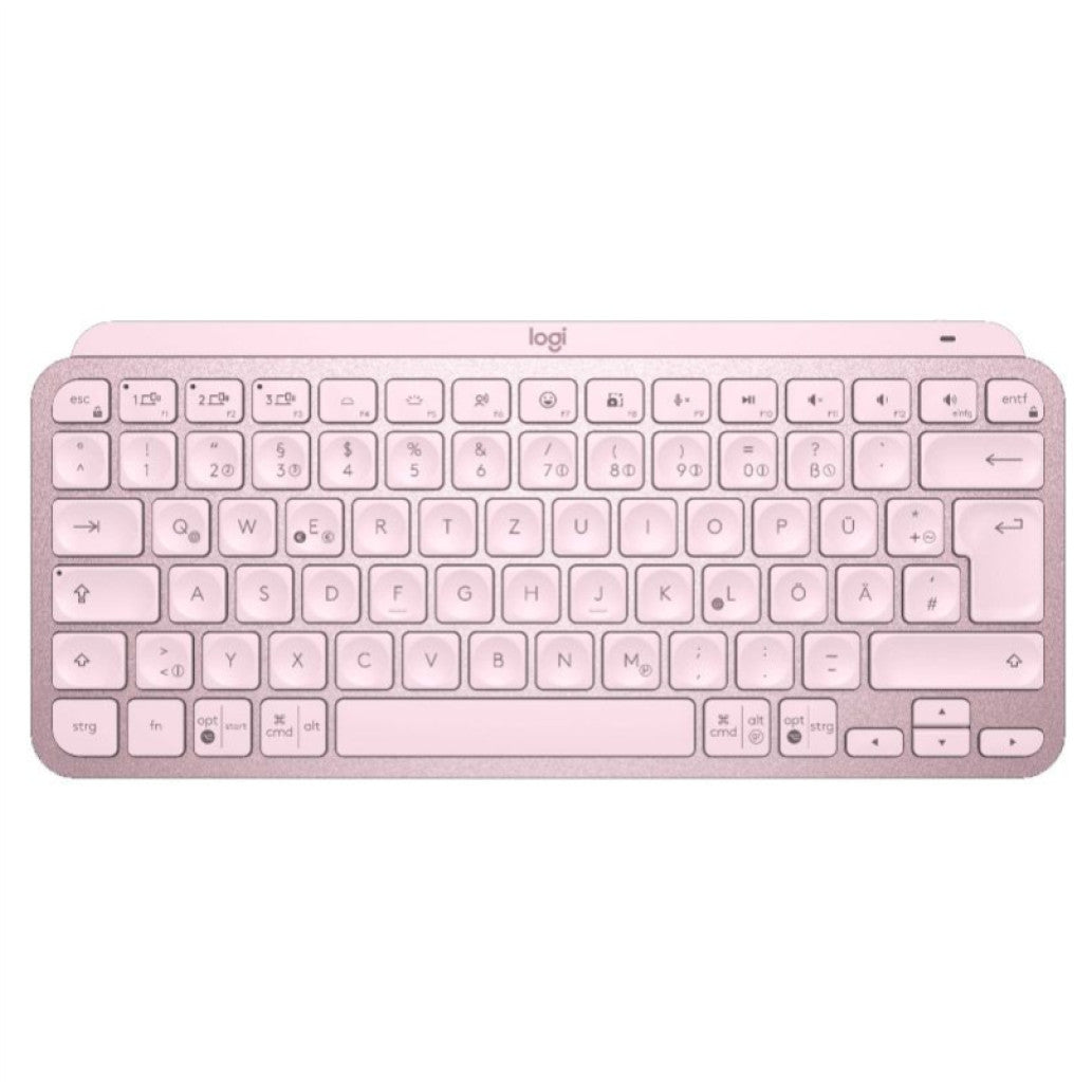 Tipkovnica brezžična Logitech MX Keys Mini US international | SLO gravura roza LED osvetlitev (920-010500)
