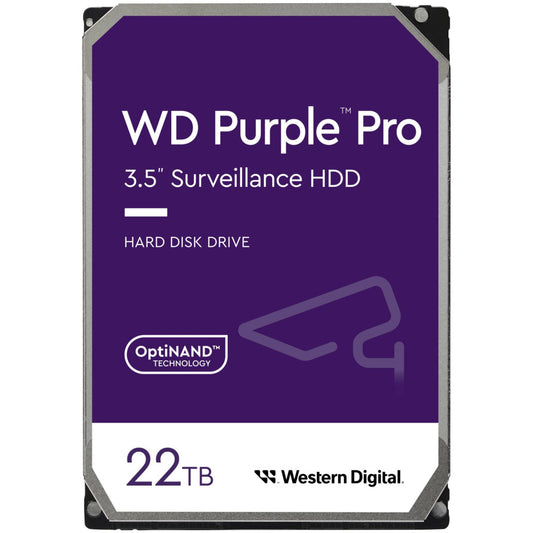 Trdi disk 3,5" 22TB SATA WD Purple Pro 7200rpm 512MB (WD221PURP)