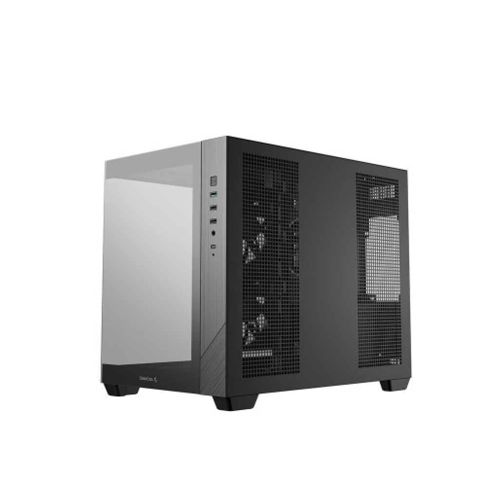 Ohišje Deepcool CG330 3F microATX - črna RGB