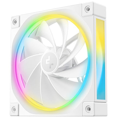 Ventilator Deepcool FL12R 120mm bela RGB (3 pack)