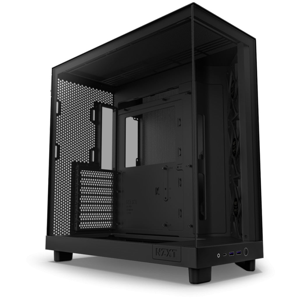 Ohišje NZXT H6 Flow MidiATX - črna