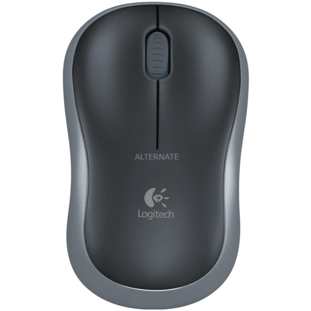Miš Logitech brezžična za notesnike M185 siva nano (910-002238)