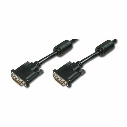 Kabel DVI-D(m)=>DVI-D(24+1)(m) 5,00m črn Digitus (AK-320101-050-S)