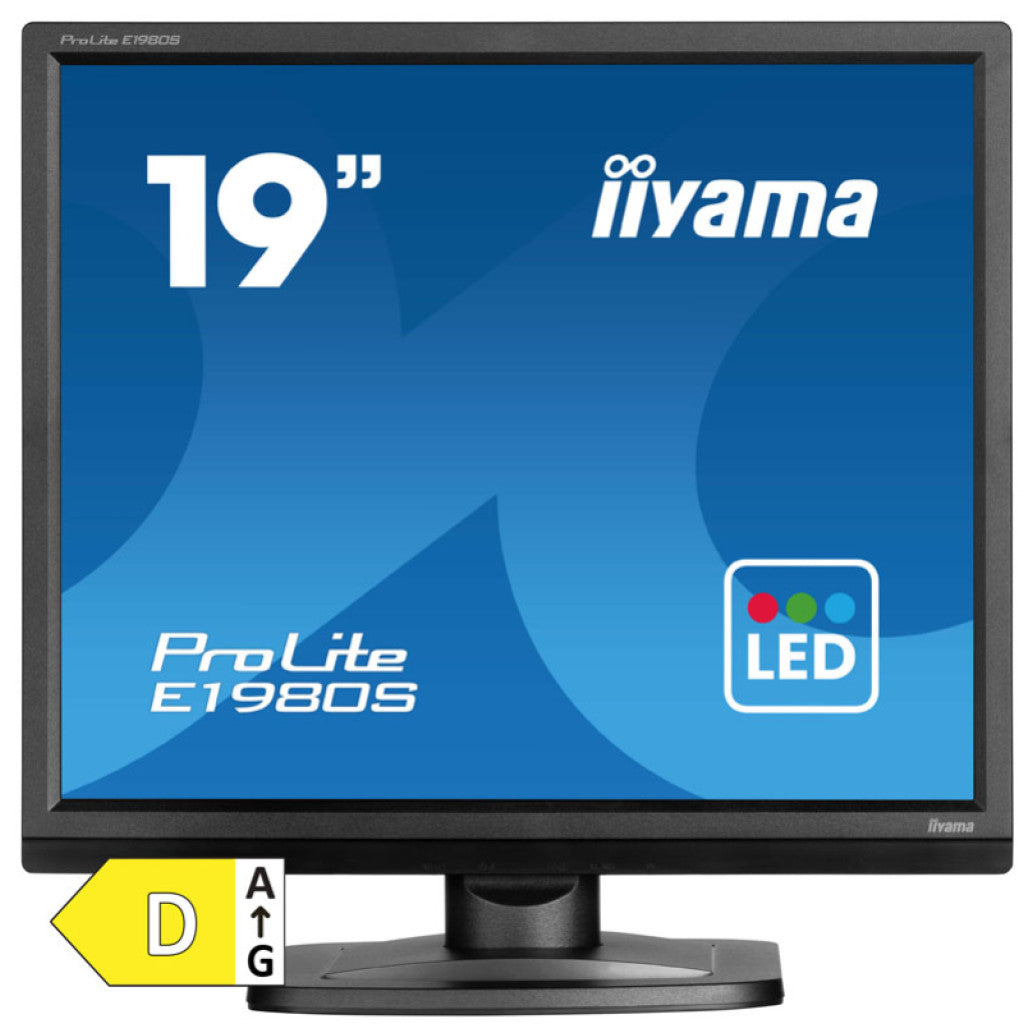 Monitor Iiyama 48,3 cm (19,0") E1980S-B1 1280x1024 75Hz TN 3ms HDMI DisplayPort Zvočniki  sRGB99% ProLite