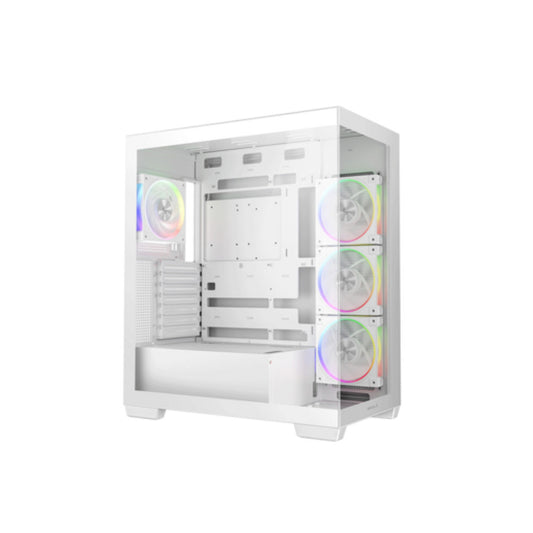 Ohišje Deepcool CG580 4F WH V2 MidiATX - bel RGB