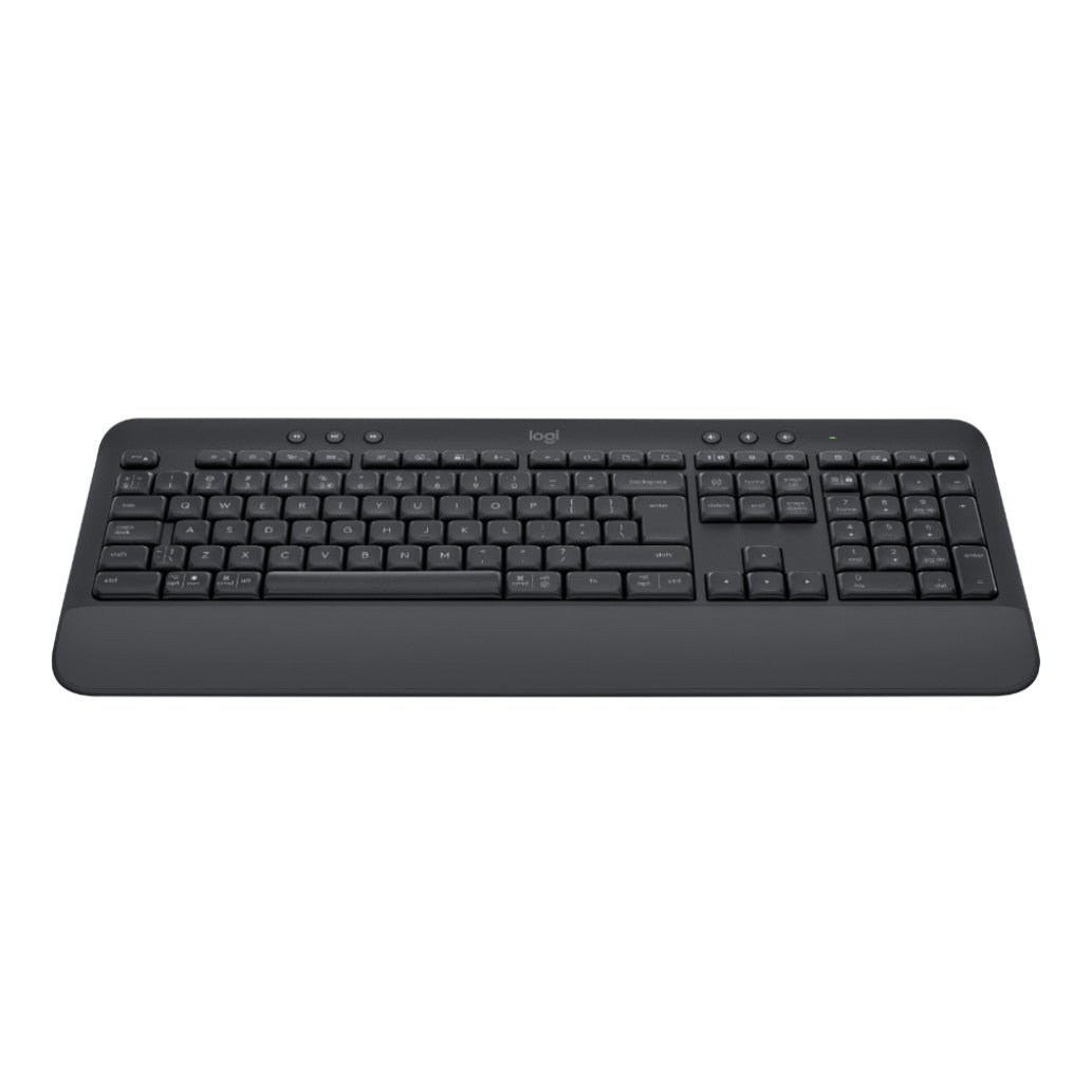 Tipkovnica brezžična + Bluetooth Logitech K650 Signature US international | SLO gravura grafitna (920-010945)