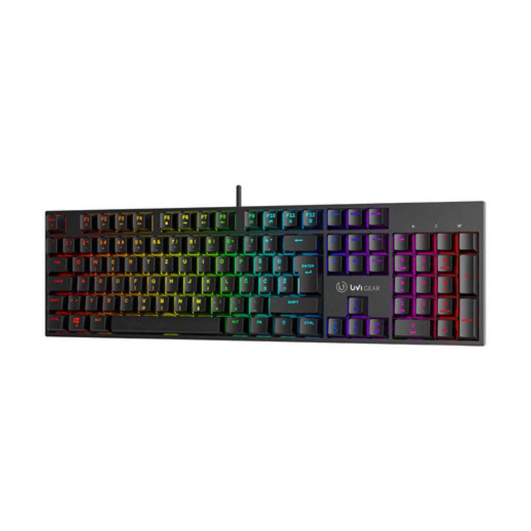 Gaming Tipkovnica Žična UVI GREED V2 SLO | SLO gravura črna RGB (UVIGREEDV2)