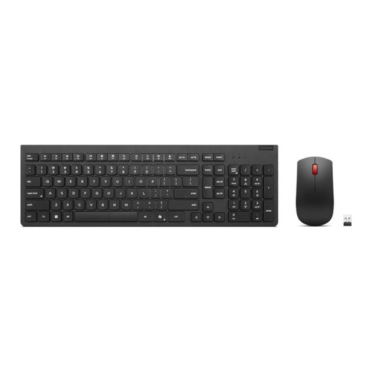 Tipkovnica in miš Lenovo brezžična Essential Combo Gen2 SLO črna odporna na politje low-profile (4X31R64492)