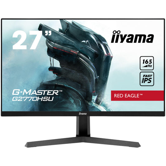 Monitor Iiyama 68,6 cm (27,0") G2770HSU-B1 1920x1080 Gaming 165Hz IPS 0,8ms HDMI DisplayPort 2xUSB2.0 Zvočniki  FreeSync Premium 2xUSB2.0 G-master RedEagle